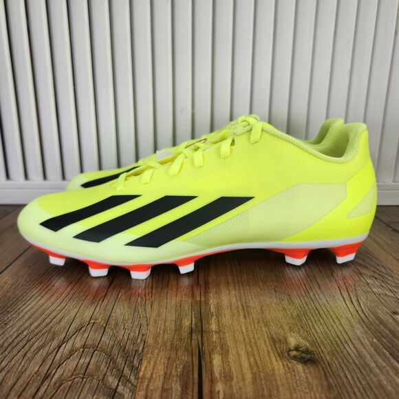 Adidas X Crazyfast Club FxG IG0618 Mens Size 9.5 Yellow Athletic Soccer Cleats main image 9